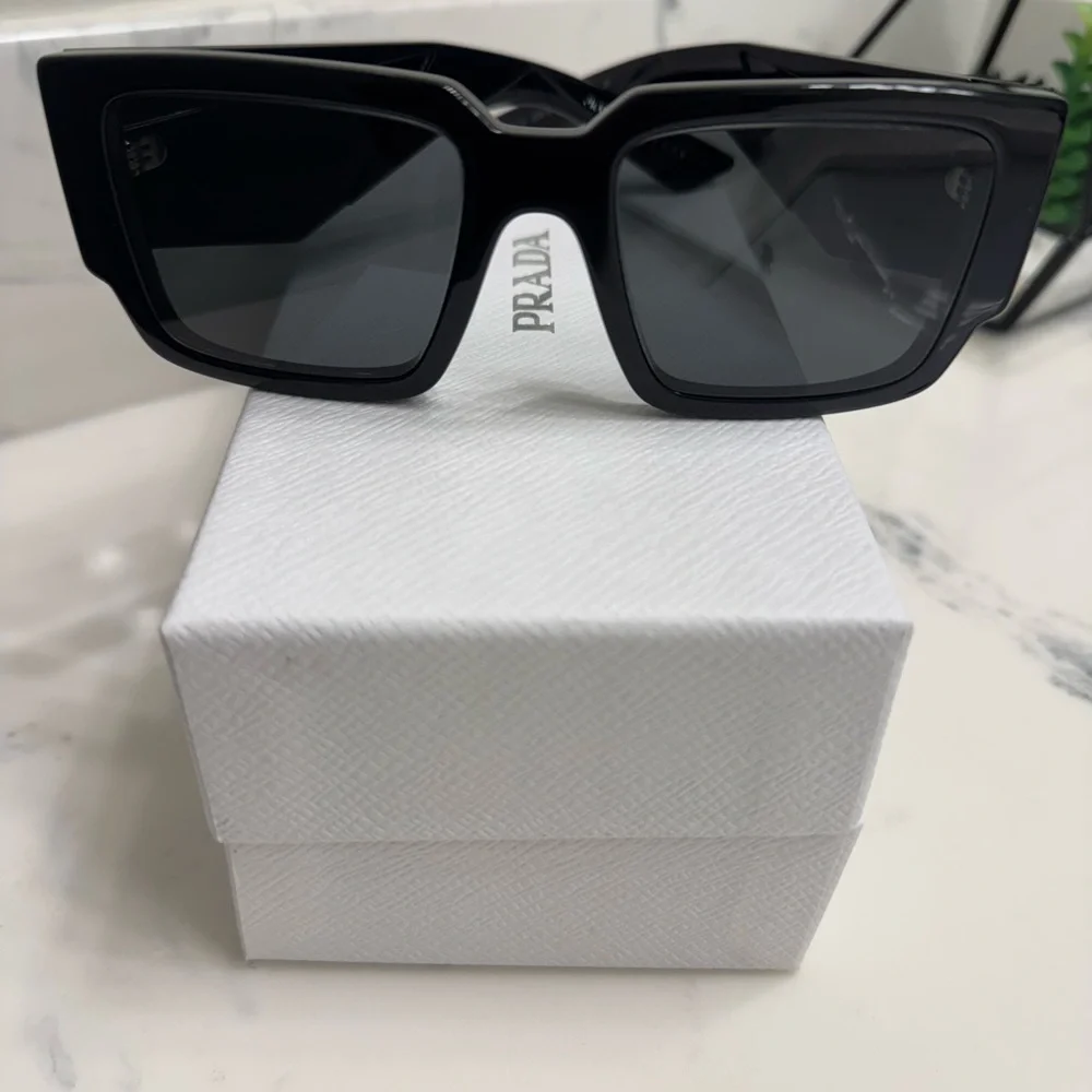 Prada Black Square Sunglasses - Picture 2 of 6